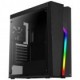 Gabinete AeroCool Bolt - Media Torre - ATX / M-ATX / M-ITX - 1 Ventilador - Panel Lateral - RGB - Negro