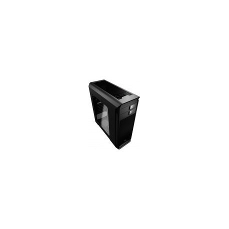 Gabinete AeroCool Aero-500 - Media torre - ATX - Lector de tarjeta Sd - Negro - RGB - Sin fuente