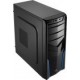 Gabinete AeroCool V2x Media Torre - Carcasa de ordenador - Negro/Azul