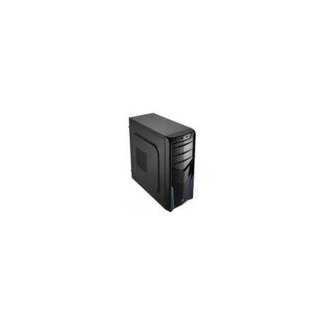 Gabinete AeroCool V2x Media Torre - Carcasa de ordenador - Negro/Azul