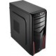 Gabinete AeroCool V2x - ATX - Media Torre - USB - Sin Fuente - Negro/Rojo