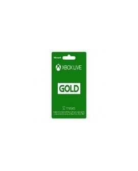 Tarjeta Microsoft Xbox Live -12 Meses - Gold