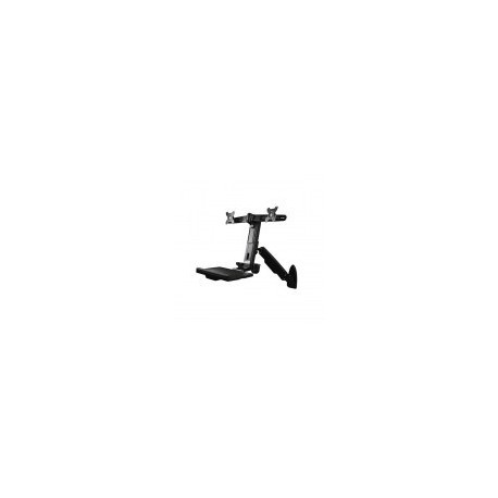 Soporte StarTech.com WALLSTS2 - Hasta 24" - Soporta 18.55kg - Negro