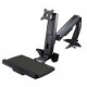 Brazo StarTech.com ARMSTSCP1 - Hasta 24" - Soporte Vesa ajustable - Soporte para Teclado y Ratón
