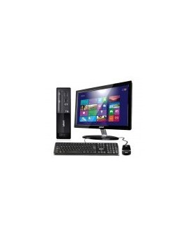 Computadora Lanix Corp 6020 SFF - Intel Core i3-8100 - 4GB - 500GB - DVD-RW - Windows 10 Pro + Monitor 19.5"