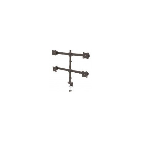 Brazo de Escritorio StarTech.com ARMQUAD - Articulado para Soporte de 4 Monitores de hasta 27" - Conecta