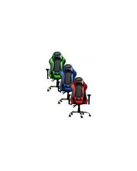 Silla Gamer XZeal XZ10 - Ajustable - Descansabrazos - Negro/Rojo