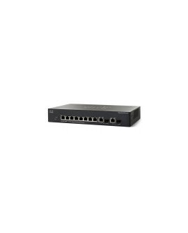 Switch Cisco SG350-10MP-K9-NA - Administrable - 8 x PoE  - 2 x Gigabit Ethernet Combo