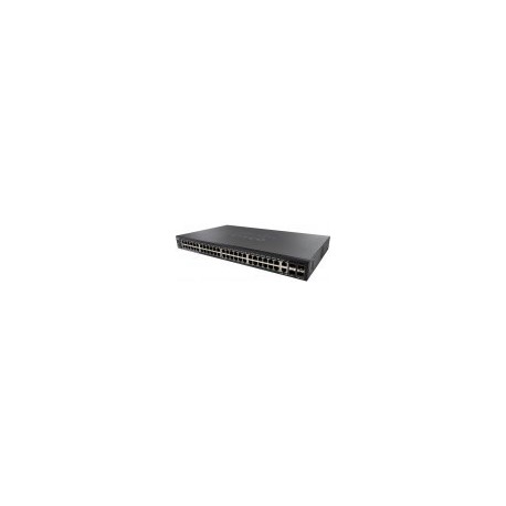 Switch Cisco SG350X-48-K9-NA - Administrable - 48 Puertos + 2 Puertos Gigabit/SFP + 2 Puertos SFP+ - PoE+