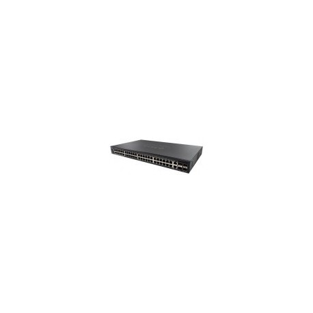Switch Cisco SG350X-48-K9-NA - Administrable - 48 Puertos + 2 Puertos Gigabit/SFP + 2 Puertos SFP+
