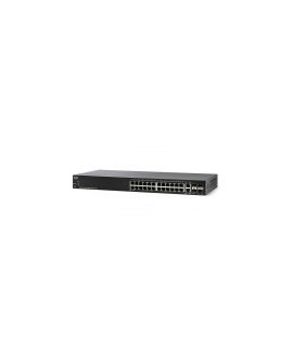 Switch Cisco SG350X-24MP-K9-NA - Administrable - 24 Puertos + 2 Puertos Gigabit/SFP + 2 Puertos SFP - PoE+