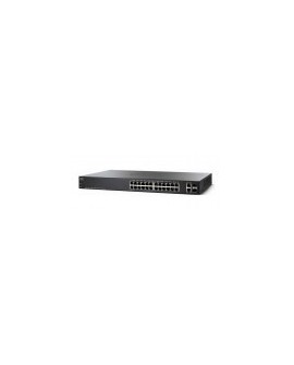 Switch Cisco SG250X-24P-K9-NA - Administrable - 24 Puertos + 2 Puertos 10GBase-T + 2 Puertos SFP - PoE+ - 195W