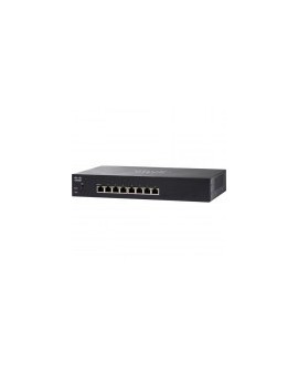 Switch Cisco SG250-08-K9-NA - Administrable - 8 Puertos - 10/100/1000 - PoE+ - 45W