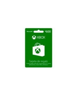 Tarjeta de Regalo Microsoft Xbox - 600 Mxn