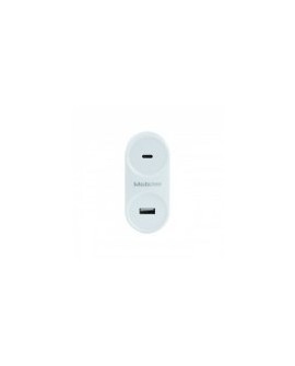 Cargador de Pared MobiFree MB-923354 - USB/USB Tipo C - Blanco