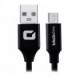 Cable MobiFree MB-923590 - USB 2.0/Micro USB - 1M - Negro