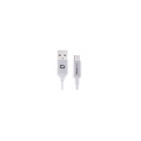 Cable MobiFree MB-923606 - USB 2.0/Micro USB - 1M - Blanco