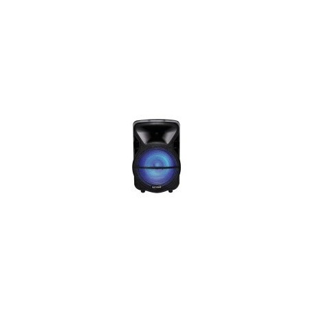 Bocina Ginga Bafle Amplificada - 15" - 9000W - Bluetooth 2.0 - USB - Micro SD - FM - Micrófono - Luz de Ambientación