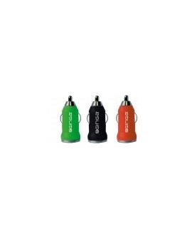 Paquete de 5 Cargadores para Carro Ginga - Salida USB - Varios Colores