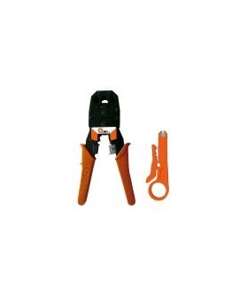 Pinza QIAN QAP-37401 - Ponchadora/Pelacables - Acero