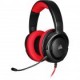 Diadema Corsair HS35 Stereo Gaming - Alámbrico - 3.5 mm - Micrófono - Rojo