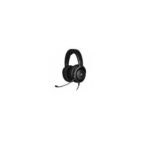 Diadema Corsair HS35 Stereo Gaming - Alámbrico - 3.5 mm - Micrófono - Carbón
