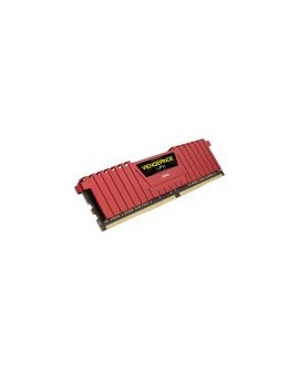 Memoria RAM Corsair Vengeance LPX - DDR4 - 16GB (2 X 8GB) - 2666MHz - Rojo