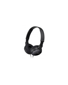 Diadema Sony MDR-ZX110/BC - Plegables, Cable 1.2m, Plug 3.5mm, Color Negro