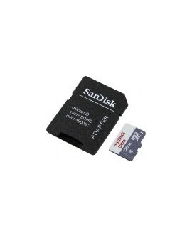 Memoria SanDisk ULTRA MicroSD UHS-I - 128GB - 80Mbps - Clase 10 - C/Adaptador