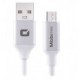 Cable MobiFree MB-923606 - USB 2.0/Micro USB - 1M - Blanco