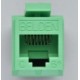 Jack Belden AX101325 - Cat6+ - RJ-45 - Keyconnect - Verde