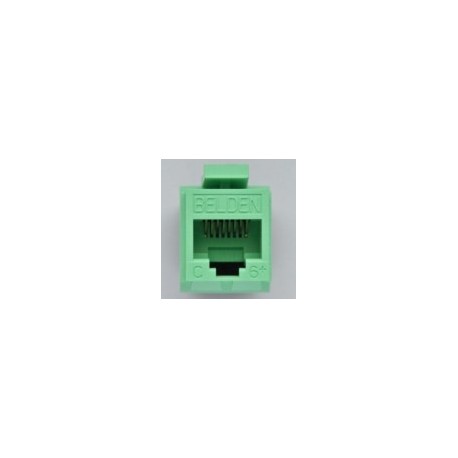 Jack Belden AX101325 - Cat6+ - RJ-45 - Keyconnect - Verde