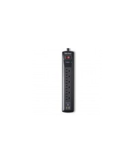 Supresor de Picos CyberPower CSP604U - 6 Contactos - NEMA 5 - 2x USB