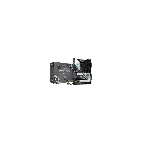 Tarjeta Madre ASRock X570 Steel Legend WiFi ax - Socket AM4 - 4x DDR4 - 2133 / 4400 MHz - Wi-Fi - HDMI - DisplayPort - USB 3.2 -
