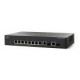 Switch Cisco SG355-10P-K9-NA - Administrable - 8 Puertos + 2 Puertos mini-GBIC - 62W
