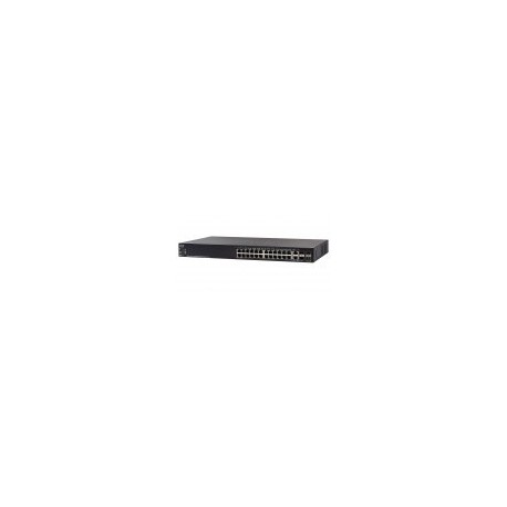 Switch Cisco SG550X-24-K9 - 24 Puertos - Gigabit - 2 Puertos SFP+ - Administrable