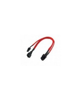 Cable de Alimentación AeroCool EN54805 - PCI Express - 6 pines - 45cm - Rojo