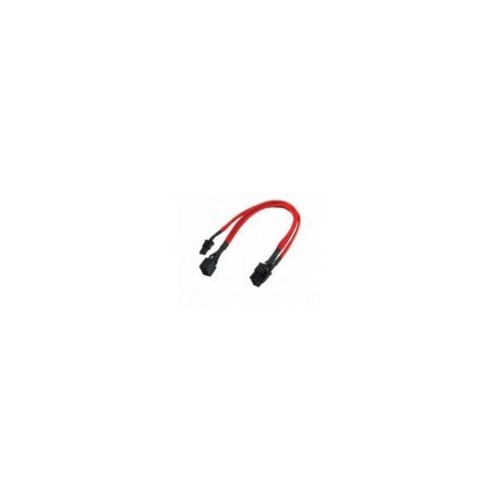 Cable de Alimentación AeroCool EN54805 - PCI Express - 6 pines - 45cm - Rojo