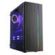 Gabinete XZeal XZ105 - Media Torre - ATX/ ITX/ M-ATX - Panel lateral - Negro