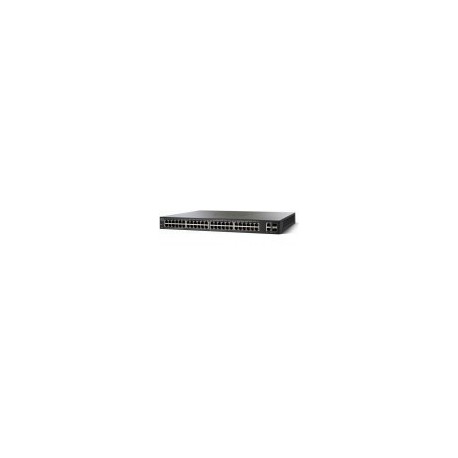 Switch Cisco SF220-48P-K9-NA - 48 Puertos Ethernet PoE 10/100 - Gestionado - Negro