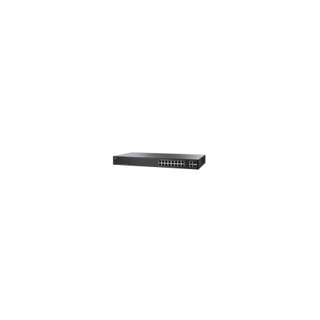 Switch Cisco SG250-18-K9-NA - Administrable - 16 Puertos + 2 Puertos Gigabit/SFP - 10/100/1000