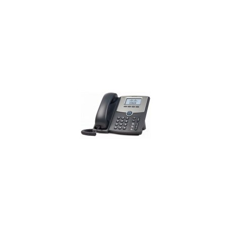 Teléfono IP de 1 líneas Cisco SPA512G con Switch 2 puertos Gigabit Ethernet - PoE y pantalla LCD (Sin Adaptador)