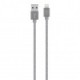 Cable Belkin - Lightning - USB-A - 1,2 Mts - Gris