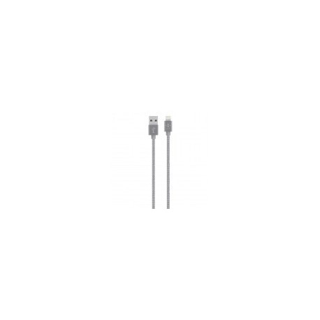 Cable Belkin - Lightning - USB-A - 1,2 Mts - Gris
