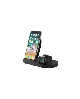 Base de Carga Belkin Boost Up - Inalámbrico - USB - Negro